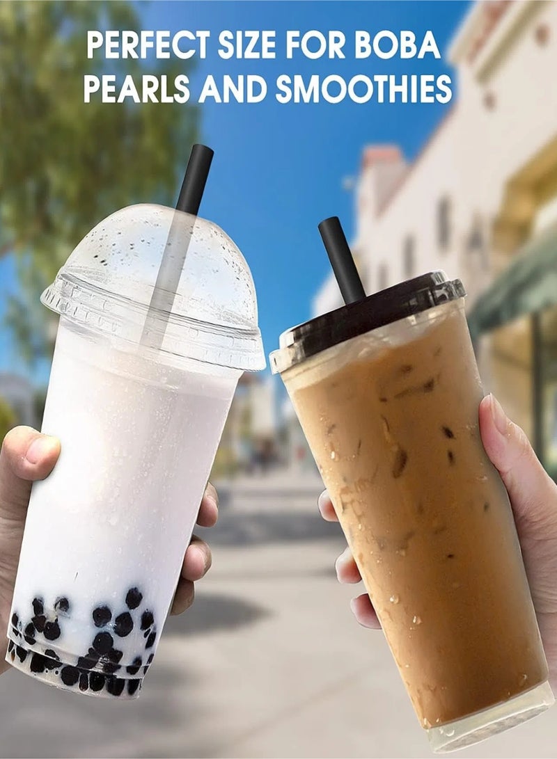 تشو داي 13 مم × 190 مم (50 قطعة) شفاطات بوبا للاستخدام مرة واحدة، شفاطات سموثي جامبو، مغلفة بشكل فردي من البلاستيك، شفاط كبير للاستخدام مرة واحدة ذو فم واسع - Image 5