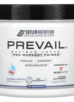 Prevail PreWorkout Primer Rainbow Freeze 7.69 oz (218 g)