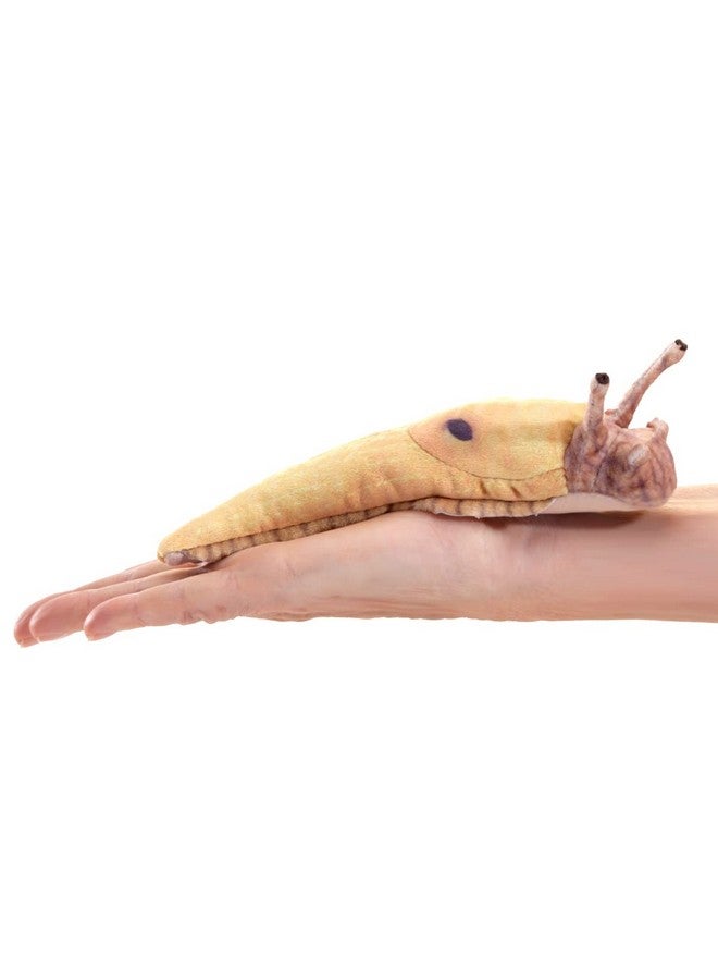 Folkmanis Mini Banana Slug Finger Puppet - Image 1