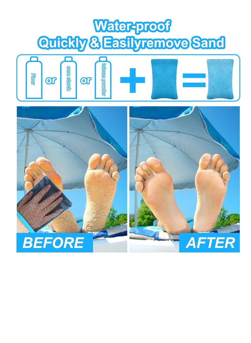 general Large Sand Remover for Beach, 2 Pcs Sand Removal Bag Beach Essentials for Whole Family Clean and Sand Free (Talc-Free) ﻿ - Image 3