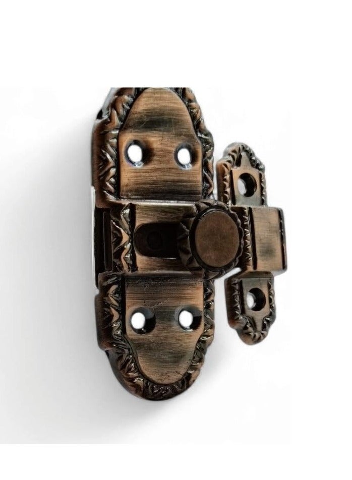 ترباس لقفل الباب و النوافذ و الشرعة (اكسديه محمر) - Image 3