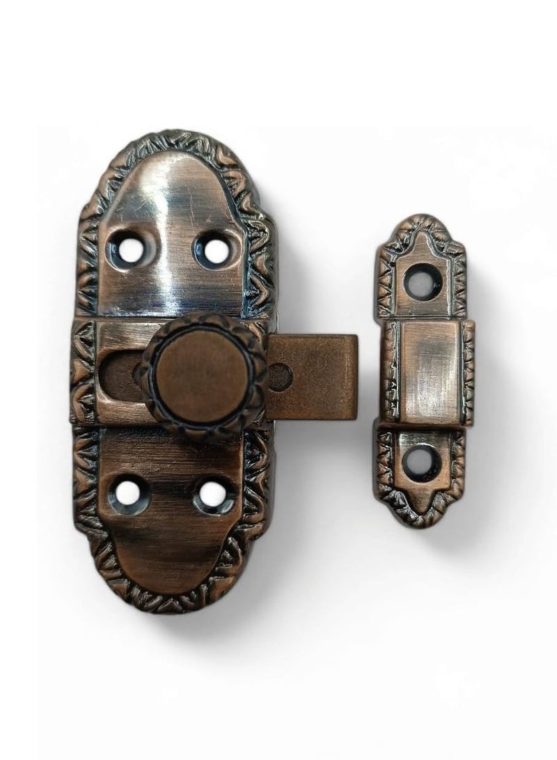 ترباس لقفل الباب و النوافذ و الشرعة (اكسديه محمر) - Image 2