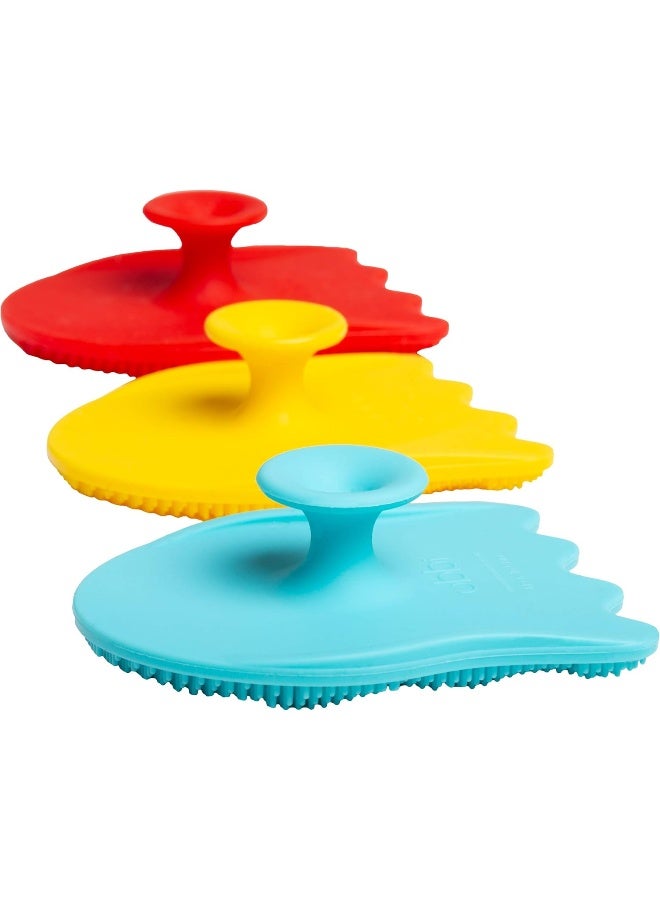 Ubbi Jellyfish Silicone Baby Bath Sponges, Baby Bathing and Care Essentials for Newborns - Image 2