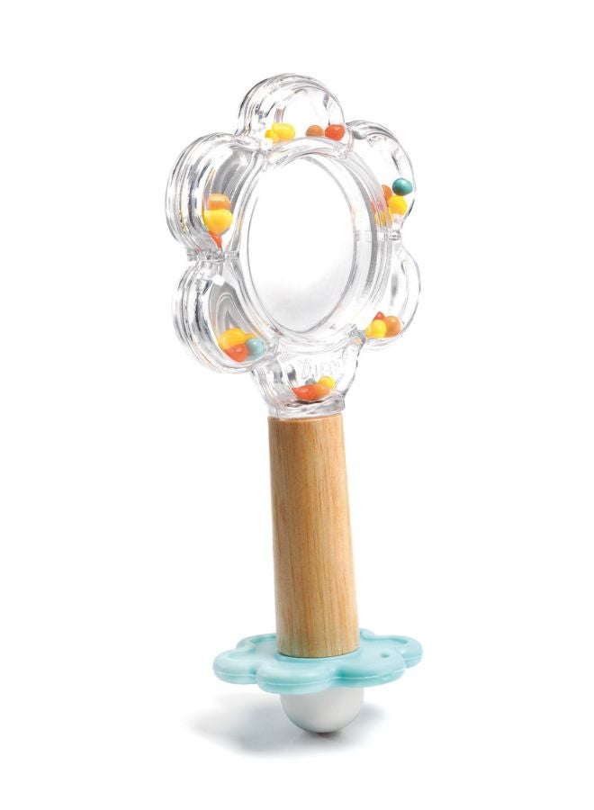 DJECO Babyflower Mirror Rattle - Image 1