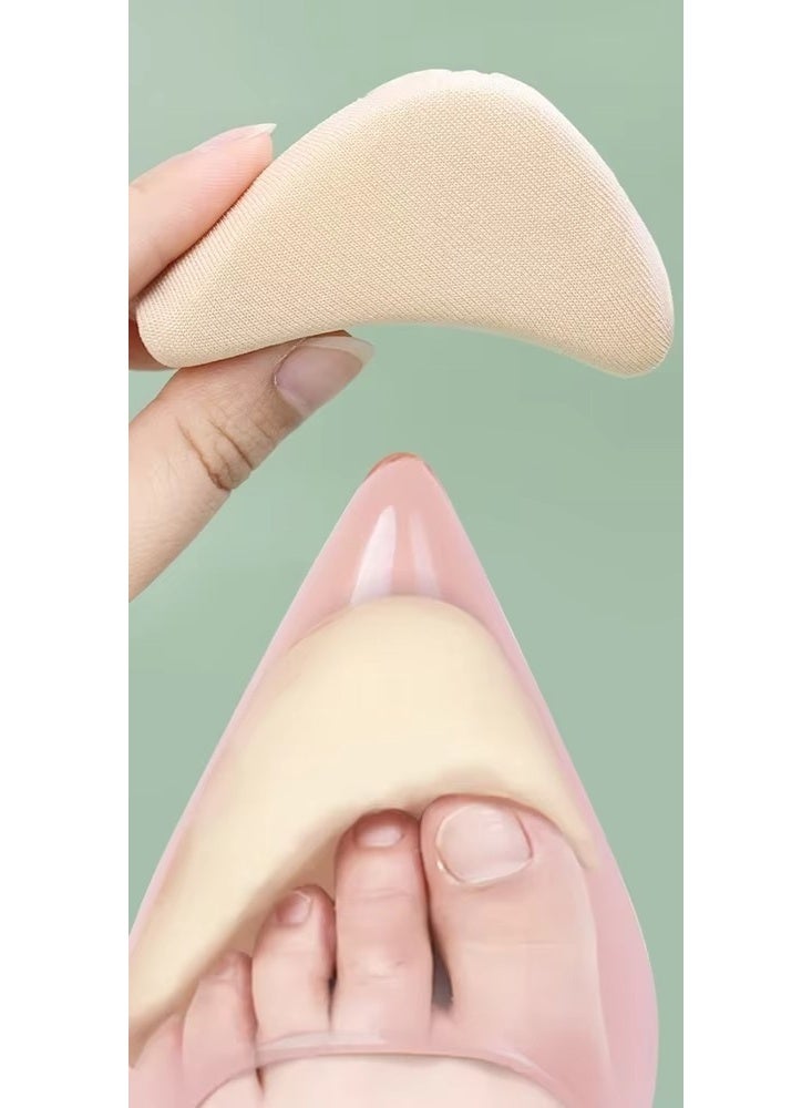 2 Pcs Sponge Forefoot Insert Pad for Women High Heels Toe Plug Half Sponge Shoes Cushion Feet Filler Insoles Anti-Pain Pads (beige) - Image 3