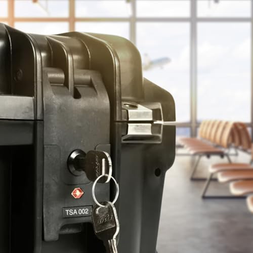 SKB TSA 3 Locking Latch Kit for iSeries Cases, Travel Approved Lock Set with Keys and Replacement Pins, Easy Install Upgrade for Luggage Security - Image 2