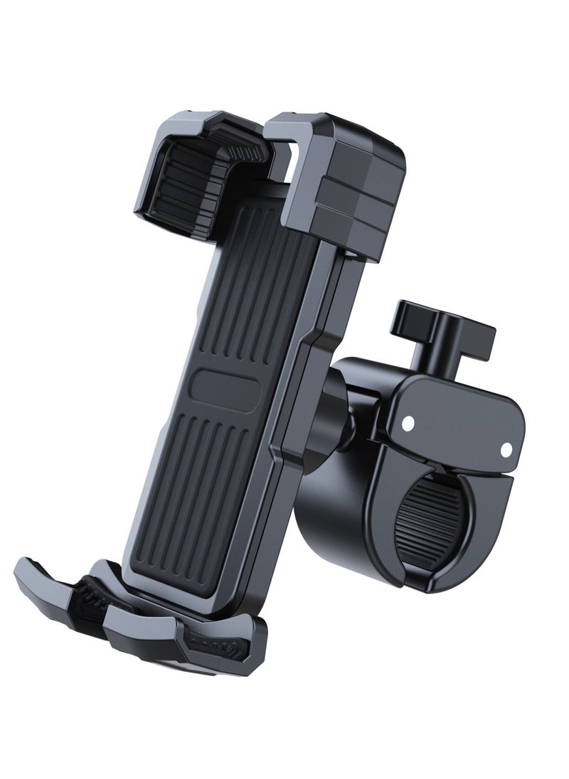 HouDeOS - Phone Holder for Bike and Motorcycle Phone Mount Bicycle Cell Phone Mount Clamp for Handlebar - Image 1