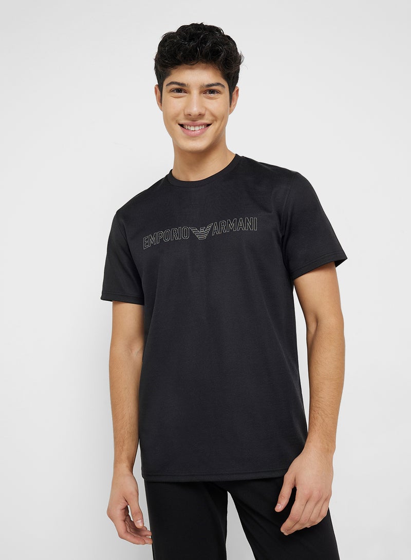EMPORIO ARMANI Men's Crew Neck Short Sleeve Tshirt  - Image 1