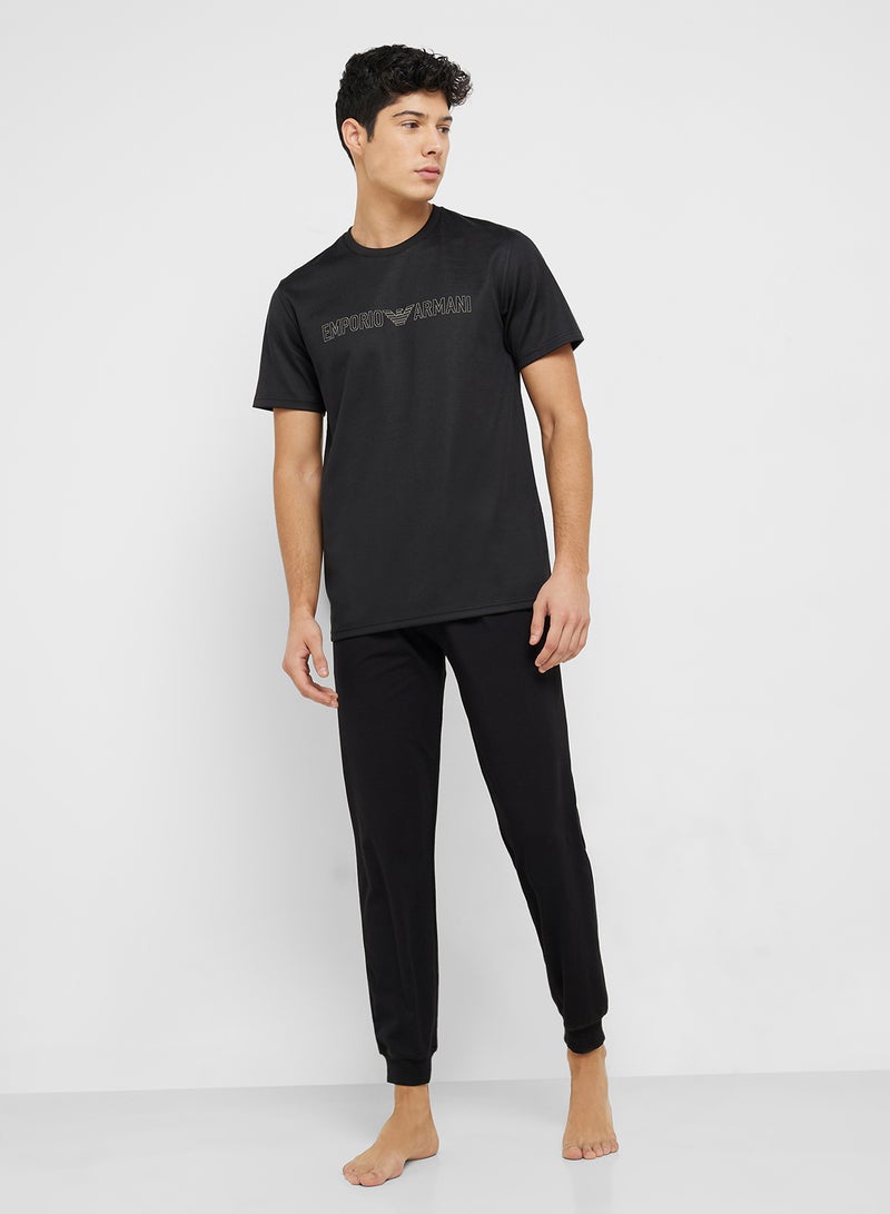 EMPORIO ARMANI Men's Crew Neck Short Sleeve Tshirt  - Image 4