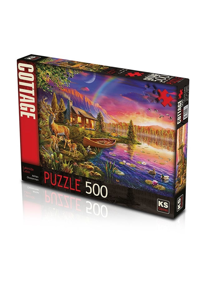 CubicFun KS Games - Lakeside Cabin 500 Pieces - 20003
