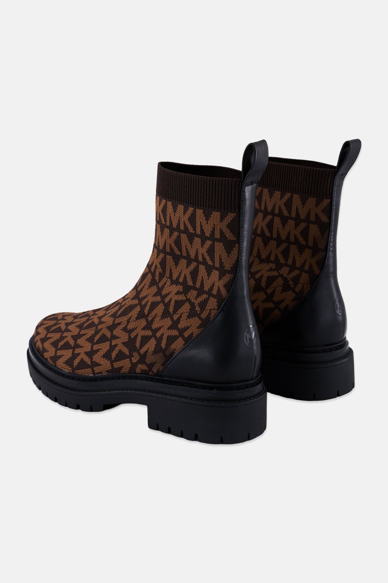 Michael Kors Women Medium Comet Lug Slip On Ankle Bootie, Dark Brown  - Image 2