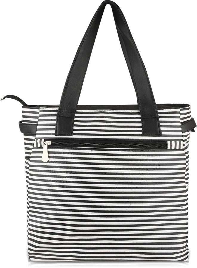 JAISOM Women's Tote Handbag | Stylish Shoulder Bag for Office, College, Casual & Party Use,Spacious & Lightweight (Moow Line 2_BZ) - Image 3