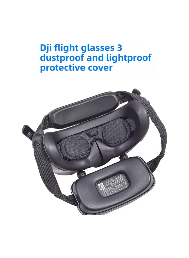 DJI AVATA 2 Flight Glasses 3 Dust And Light Protection Cover Lens Protection Cover Universal GOGGLES 3-Color:G2/g3 Integrated Version Of Glasses Black Dustproof Protective Cover-Specifications:Dji Flight Glasses - Image 2