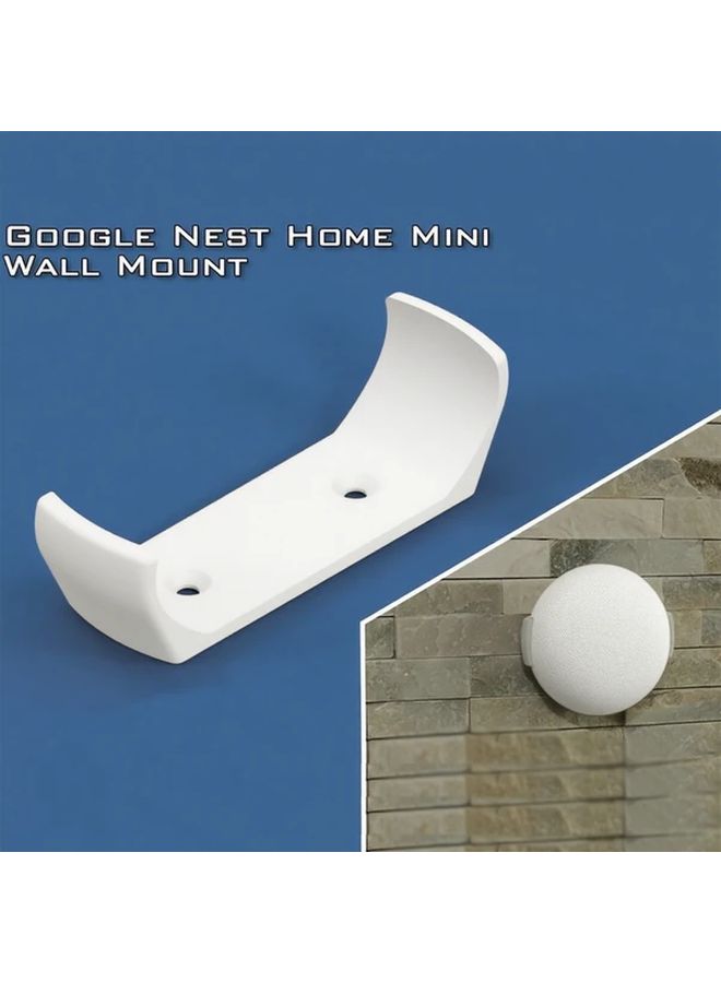 حامل حائط أبيض لـ Google Nest Mini - Image 1
