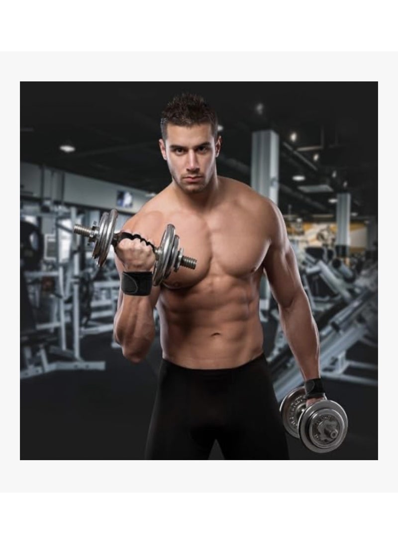 McMola Sport Gloves Weightlifting Gloves Wrist Wraps for Gym Fitness Dumbbell Workout Pull-ups Training Ventilated Palm Protection Men Women (Size: XL) - Image 5