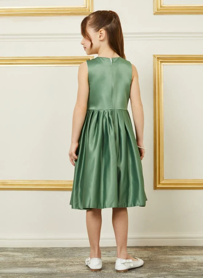 Styli Satin Pearl Dress