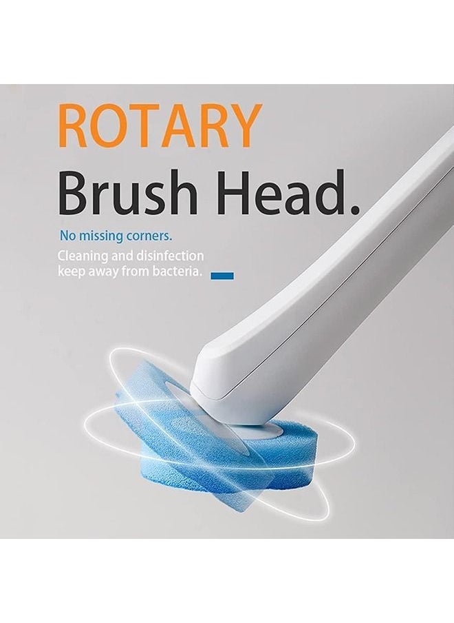 Arabest Disposable Toilet Bowl Cleaning Brush, Disposable Brush Head with 16 Refills Dissolving Wands Replacement Sponge Brush Heads, Soft Toilet Cleaner Brush for Bathroom Toilet Cleaning  - Image 5
