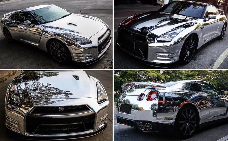 LIVECOOL Silver Vinyl Wrap, Mirror Chrome Silver Self Adhesive Car Wrap Vinyl Sticker Decal Film Sheet DIY Auto Air Release for Car Motorcycles Interior Exterior (Silver, 12 X 48 Inch) - Image 2