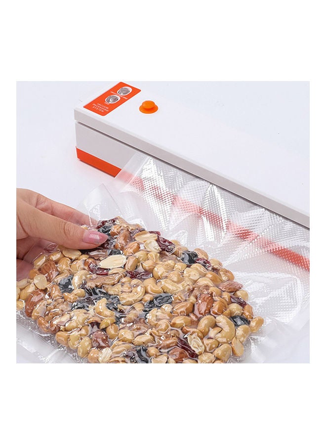 إسكدنيا جهاز تغليف بتفريغ الهواء، صغير الحجم و أوتوماتيكي بالكامل للاستخدام المنزلي . برتقالي 36.50 x 5.00 x 5.50سم - Image 5