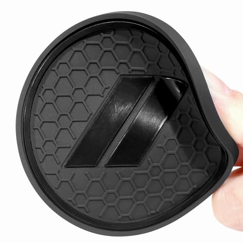 REMOCH Cup Holder Inserts for Dodge Durango Accessories 2021 2022 2023 2024 2025 2026 Center Console Mat Custom Fit Silicone Cup Liners Pads Interior Decoration (5pcs/Set, Black) - Image 5