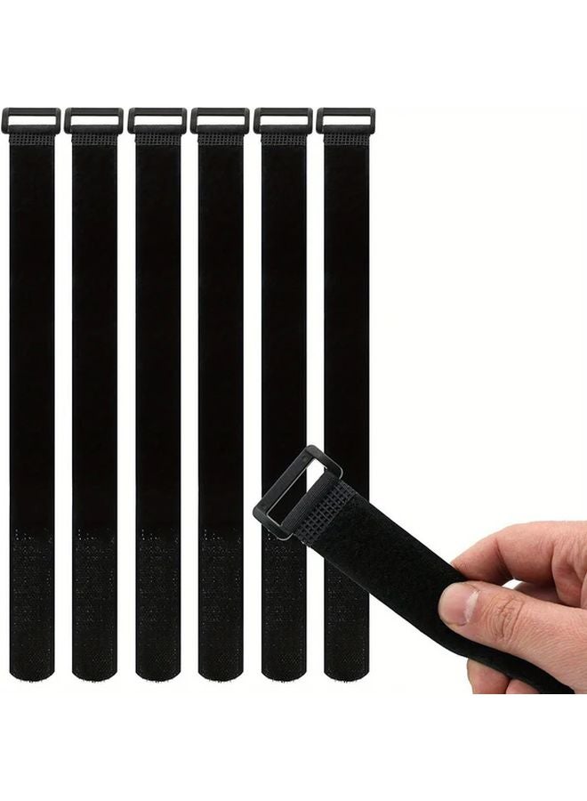 5pcs 1x12 Inch Reusable Cinch Straps Premium Multipurpose Hook And Loop Safety Straps - Image 5