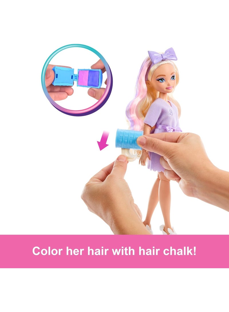 Barbie Dream Get Ready Malibu Fashion Doll with Stylized Hair – Includes Surprise Hair Accessories, 15+ Styling Looks, Collectible Doll - Image 2