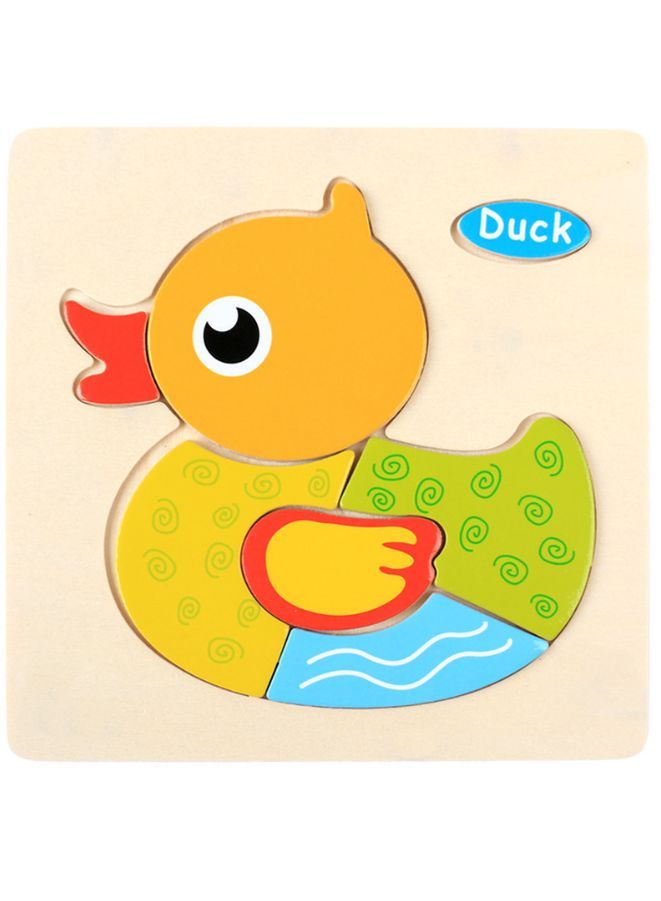 الألغاز الخشبية للأطفال الأولاد والبنات الحيوانات مجموعة البط - Image 1