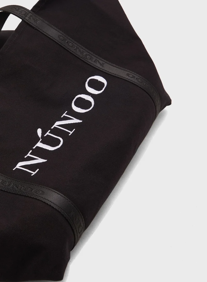 Nunoo Big Bag Logo Print Tote