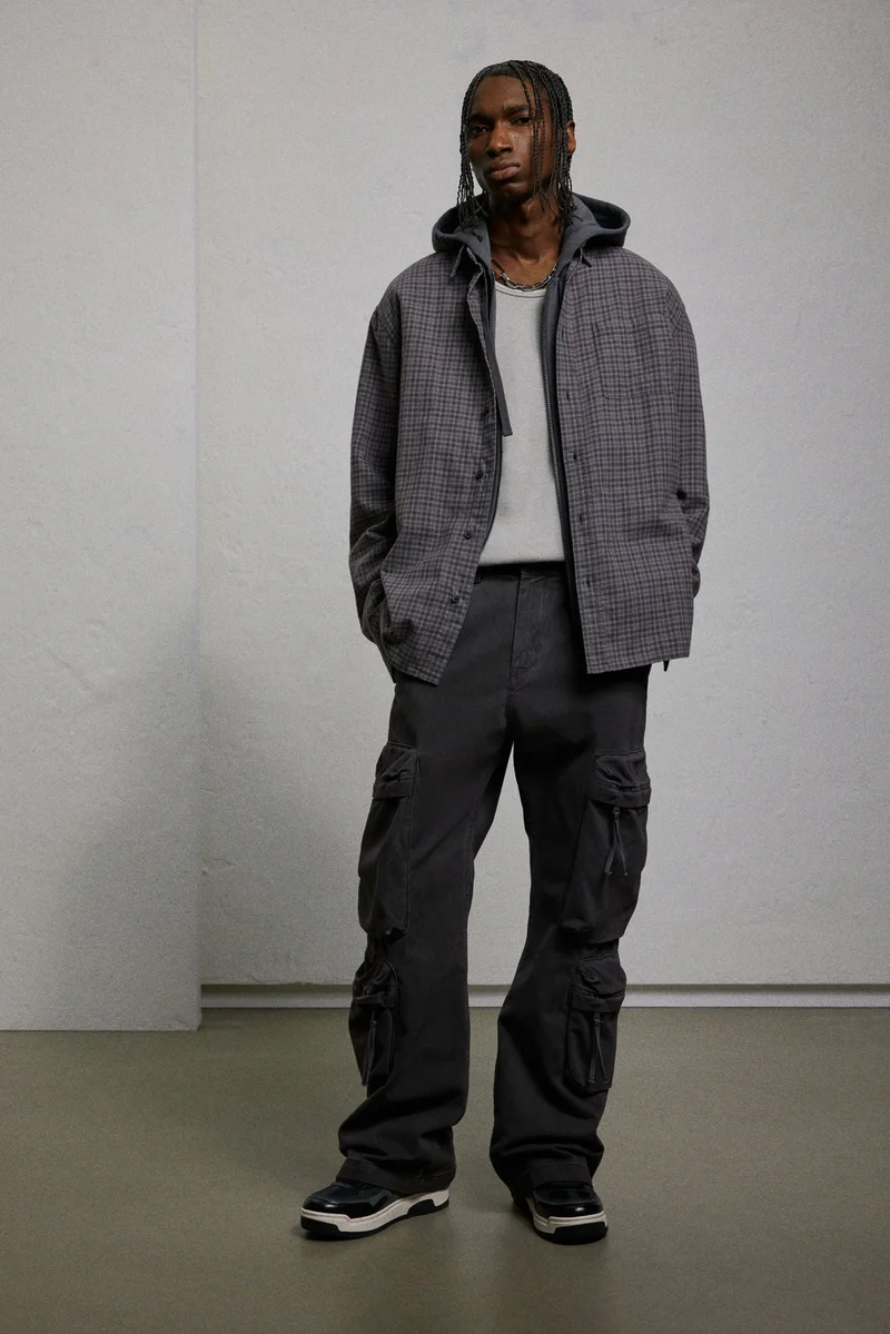 اتش اند ام Regular Fit Twill cargo trousers