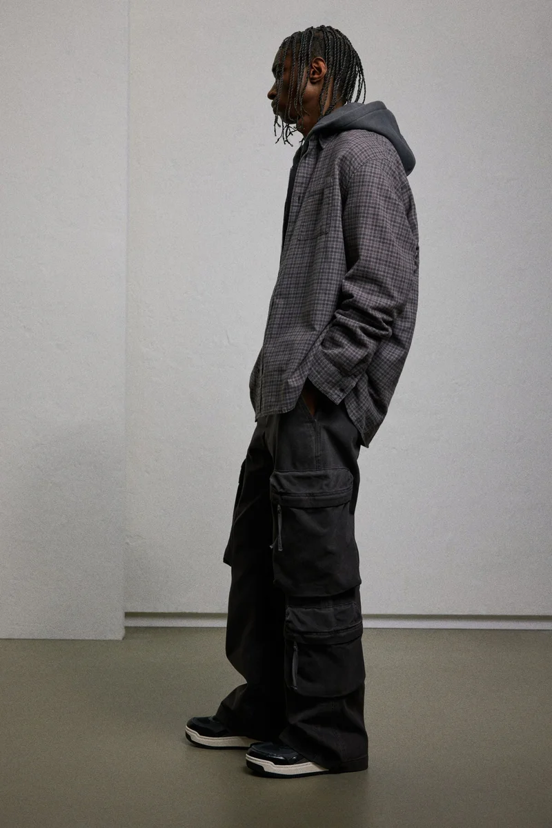 اتش اند ام Regular Fit Twill cargo trousers