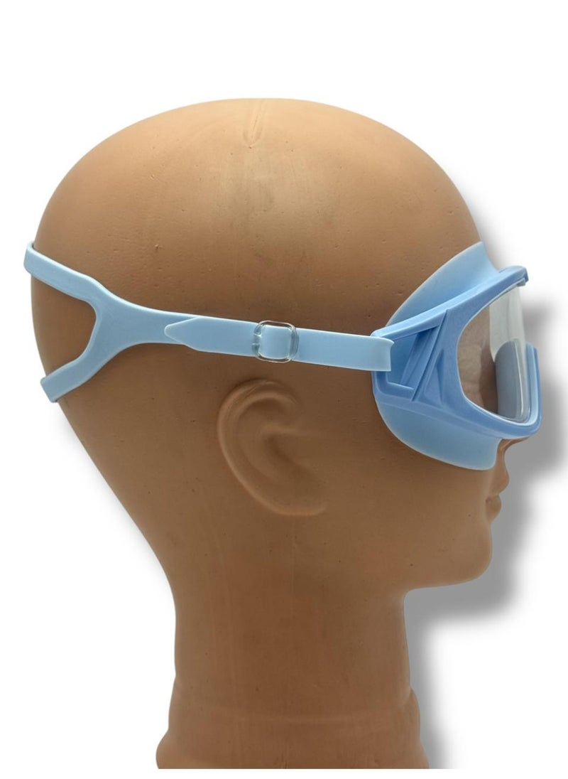 Large Eye Goggles for Swimming and Diving with Clear Vision and Fog-Resistant Lenses - Comfortable and Stable Underwater Design
