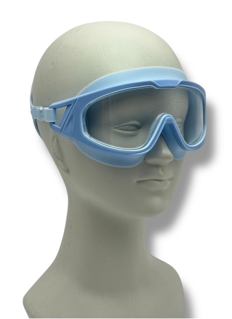 Large Eye Goggles for Swimming and Diving with Clear Vision and Fog-Resistant Lenses - Comfortable and Stable Underwater Design