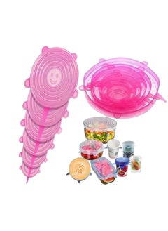 Lavish 12-Pack Silicone Food And Bowl Covers Reusable Stretch Lids Cover Wrap For Cups Cans And Mugs  - Image 5