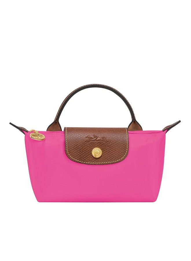 Longchamp Longchamp single-handle mini bag, mini mobile phone coin purse, crossbody hand bag, shoulder with shoulder strap, women's bag - pink - Image 1