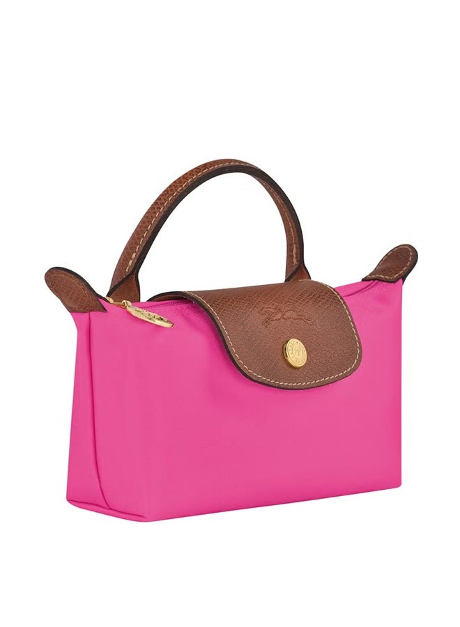 Longchamp Longchamp single-handle mini bag, mini mobile phone coin purse, crossbody hand bag, shoulder with shoulder strap, women's bag - pink - Image 3
