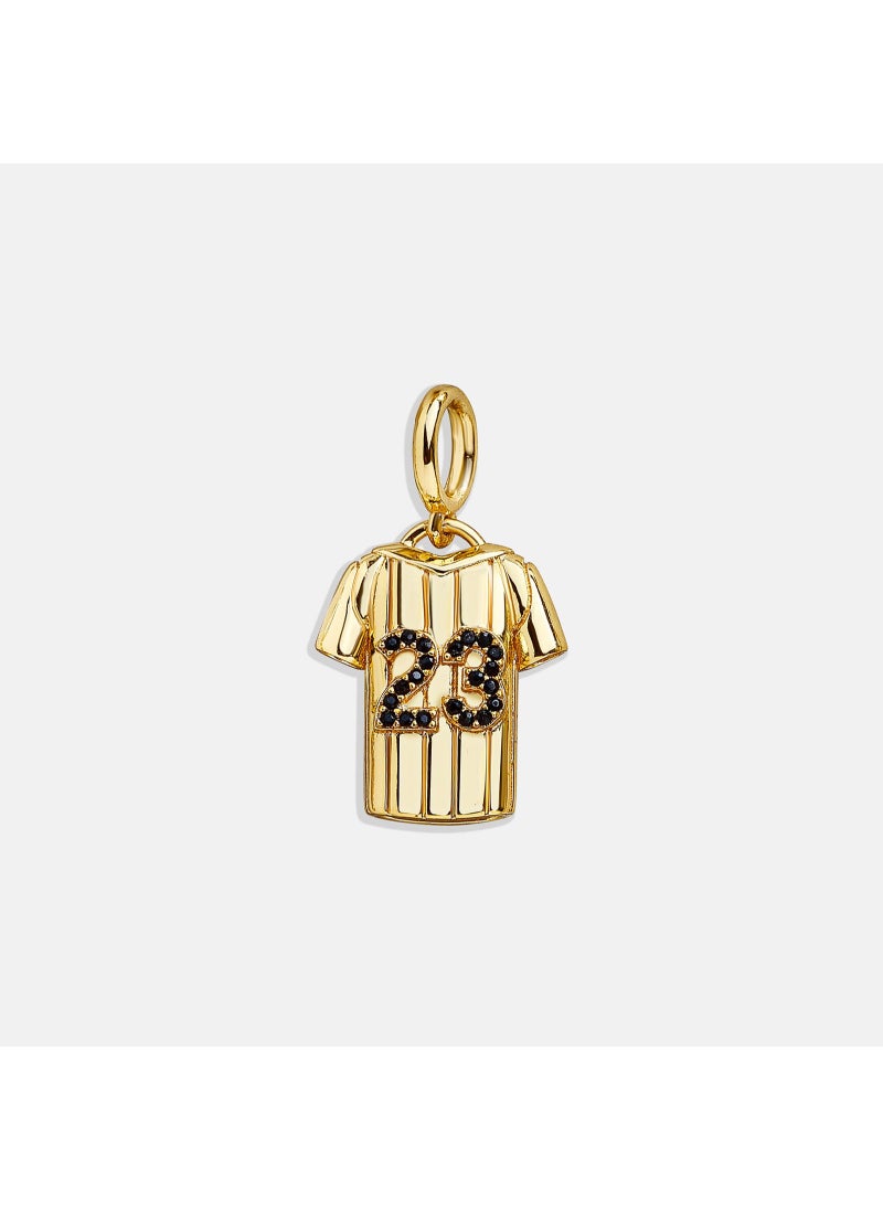 Generic - Stainless Steel Sports Series Tennis Badminton Shuttlecock DIY Pendant Necklace European and American Style Gold Plated Vacuum S Jersey - Image 1