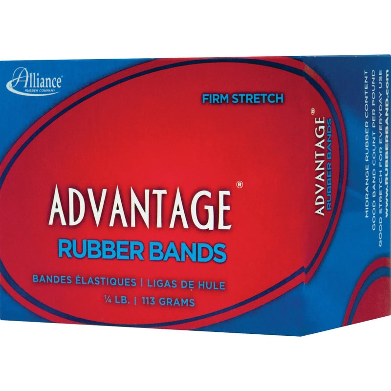 Alliance Rubber 26189 Advantage Rubber Bands Size #18, 1/4 lb Box Contains Approx. 370 Bands (3" x 1/16", Natural Crepe) - Image 5