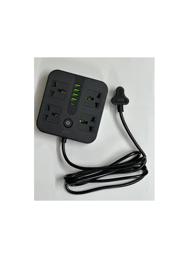 PROMASS Power Strip Extension with 4 Sockets, 4 USB Ports, 1 Type-C Port - Image 5