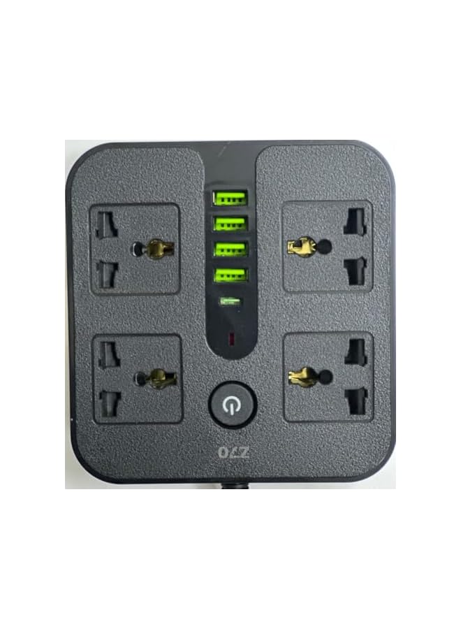 PROMASS Power Strip Extension with 4 Sockets, 4 USB Ports, 1 Type-C Port - Image 4