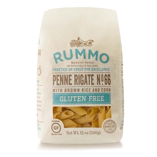Rummo Gluten Free Penne Rigate N.66 - Gluten Free Pasta, Made with Corn & Rice, Penne Pasta Noodles, Pasta from Italy - 12 Ounce (Pack of 1) - Image 1