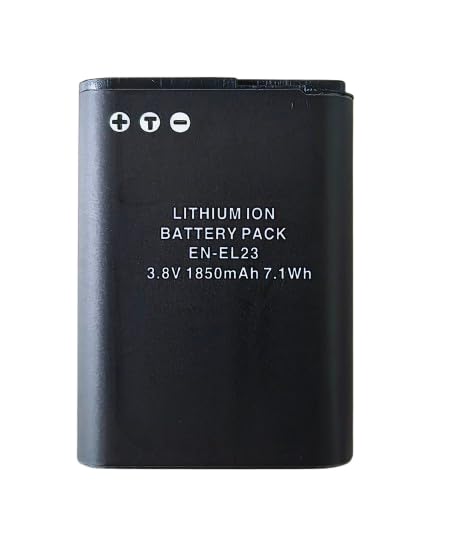 SKPM Rechargeable Camera Battery Compatible for Nikon EN-EL23 (3.8V 1850mAh 7.1wh) Battery for Nikon Coolpix B700, P600, P610, P610s, P900, P900s, S810c Digital Cameras - Image 4