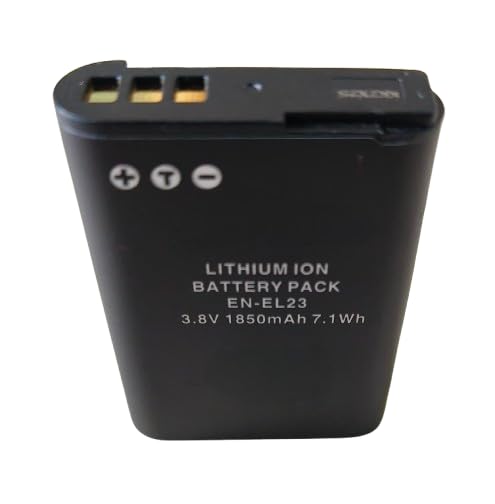SKPM Rechargeable Camera Battery Compatible for Nikon EN-EL23 (3.8V 1850mAh 7.1wh) Battery for Nikon Coolpix B700, P600, P610, P610s, P900, P900s, S810c Digital Cameras - Image 2