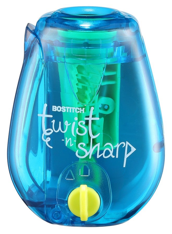 مبراة أقلام رصاص Bostitch Twist-N-Sharp، ألوان متنوعة (PS1-ADJ)