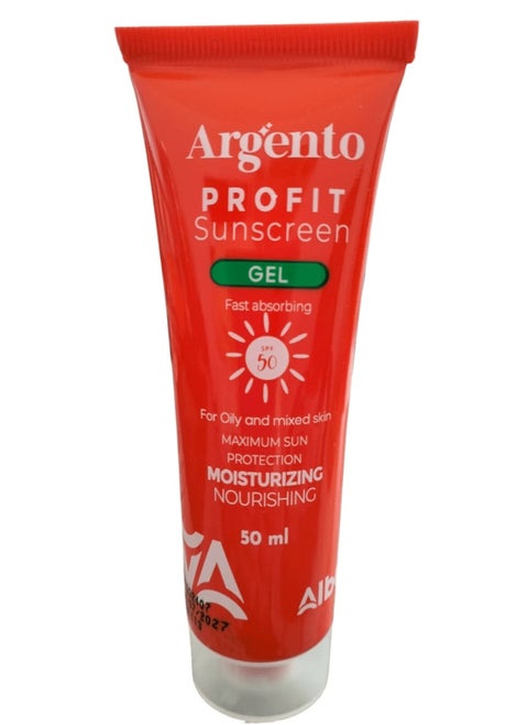 Argento Profet Sunccreen Gel SPF50+ 50ml