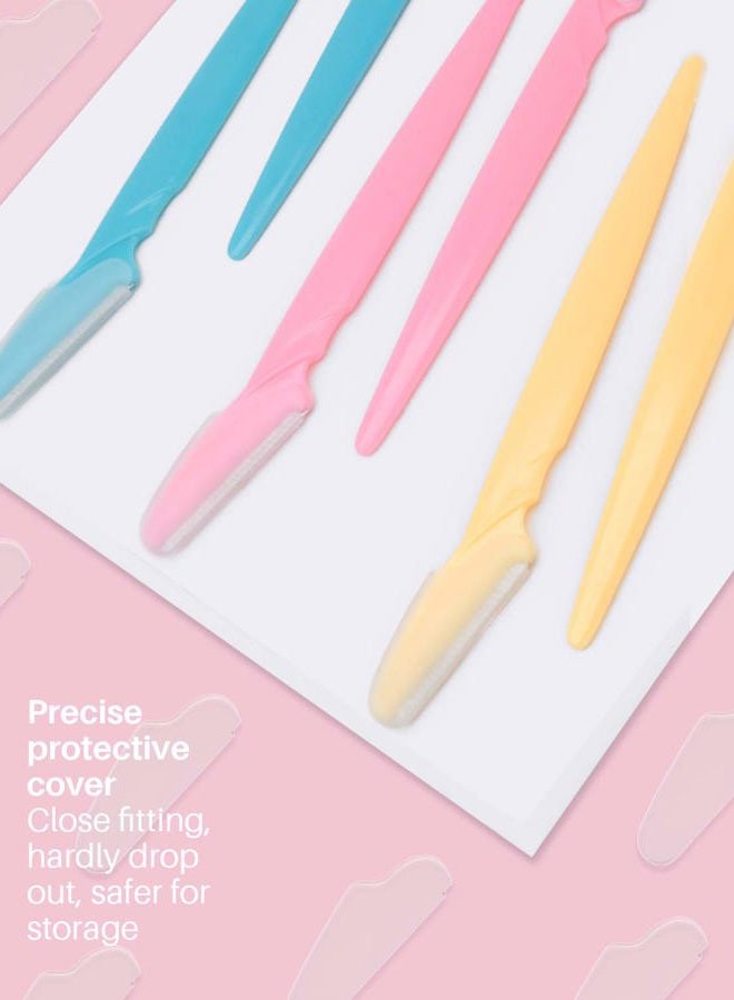 MoHern Dermaplaning Tool for Face, 30 Pcs Dermaplane Razor for Face, Multipurpose Face Razors for Women and Men, Multi-Color - Image 5