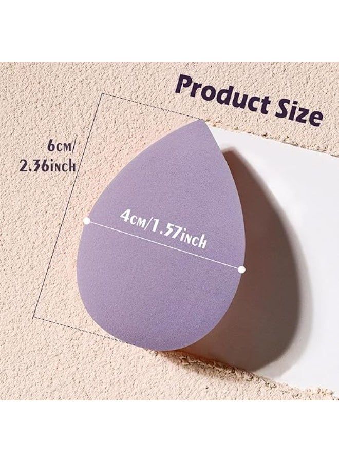 6 Pcs Heart-shaped Makeup Sponge Set,Latex Free Flawless Soft Setting Face Puffs,Multicolor Beauty Sponge Blender Cosmetic Applicator for Powder,Liquid,Facial Makeup Tools - Image 5