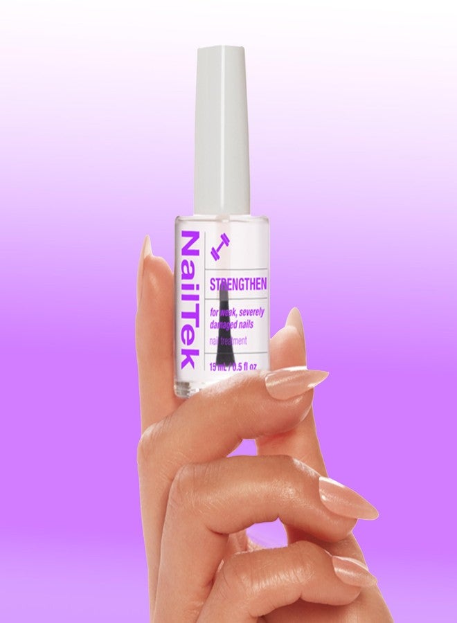 Nail Tek Formula 4 Xtra Nail Strengthener Polish - Protein-Enriched Repair Treatment for Weak & Damaged Nails, 0.5 fl oz - Image 4