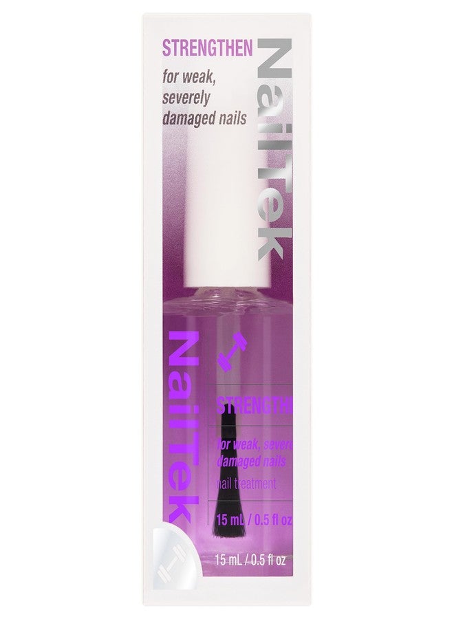 Nail Tek Formula 4 Xtra Nail Strengthener Polish - Protein-Enriched Repair Treatment for Weak & Damaged Nails, 0.5 fl oz - Image 1