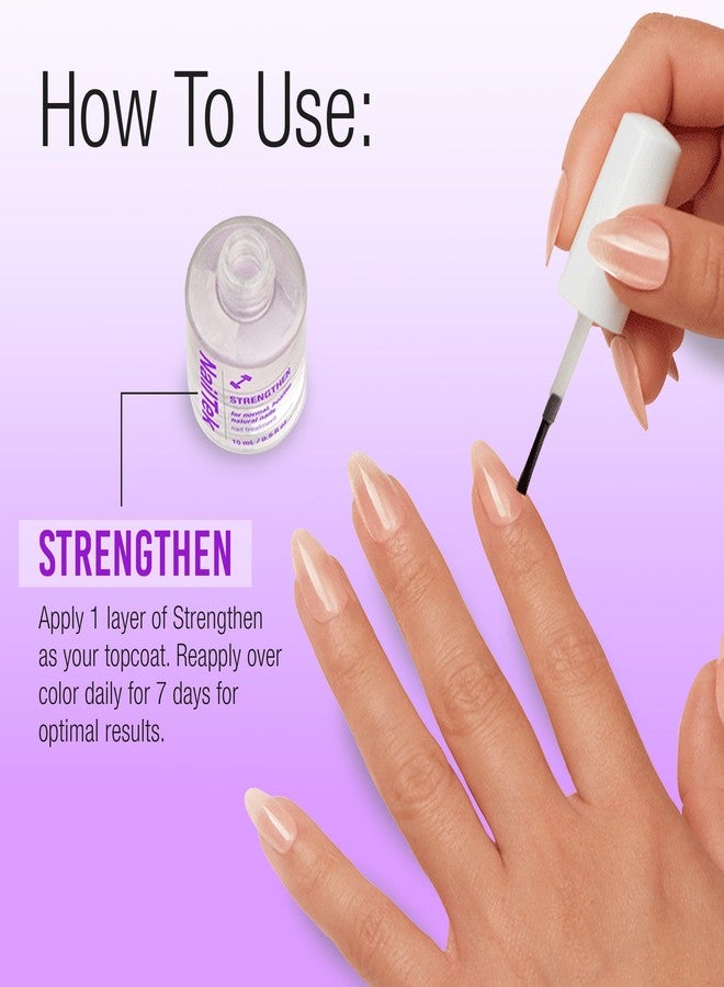 Nail Tek Formula 4 Xtra Nail Strengthener Polish - Protein-Enriched Repair Treatment for Weak & Damaged Nails, 0.5 fl oz - Image 5