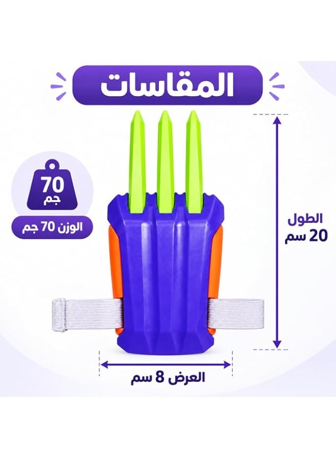 1st Choice First Choice Wearable Cat Claws Toy for Kids, Safe Plastic Costume Claws with Adjustable Elastic Strap for Role Play and Parties - Image 2